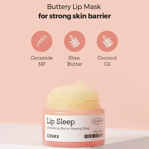 COSRX Lip Sleep - Balancium Ceramide Lip Butter Sleeping Mask