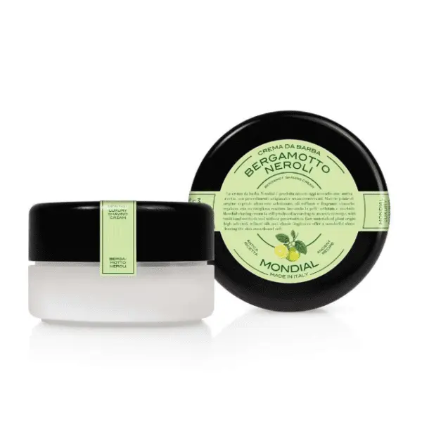 Mondial 1908 Bergamot & Neroli Shaving Cream in Plexi Jar